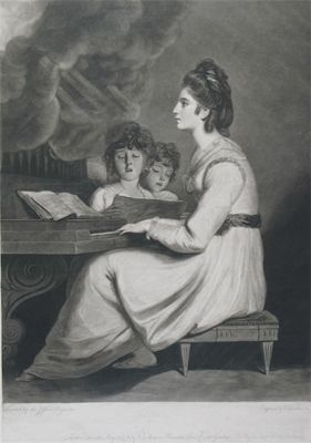 Appraisal: After Sir Joshua Reynolds Mrs Sheridan Titled in pencil Mezzotint