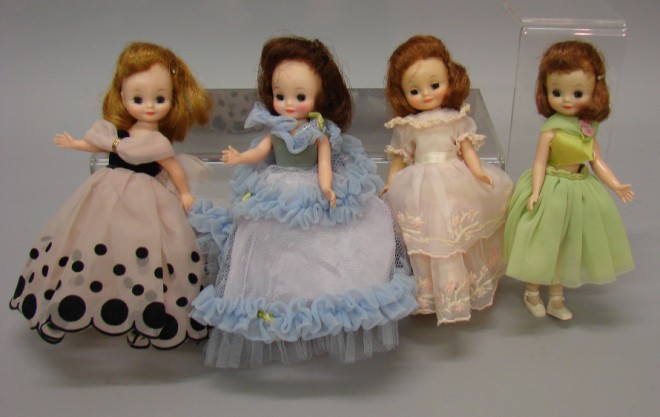 Appraisal: Lot of HP -on American Character dolls in evening gowns