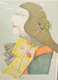 Appraisal: RICHARD LINDNER Lithograph Print Der Rosenkaval RICHARD LINDNER Lithograph Print