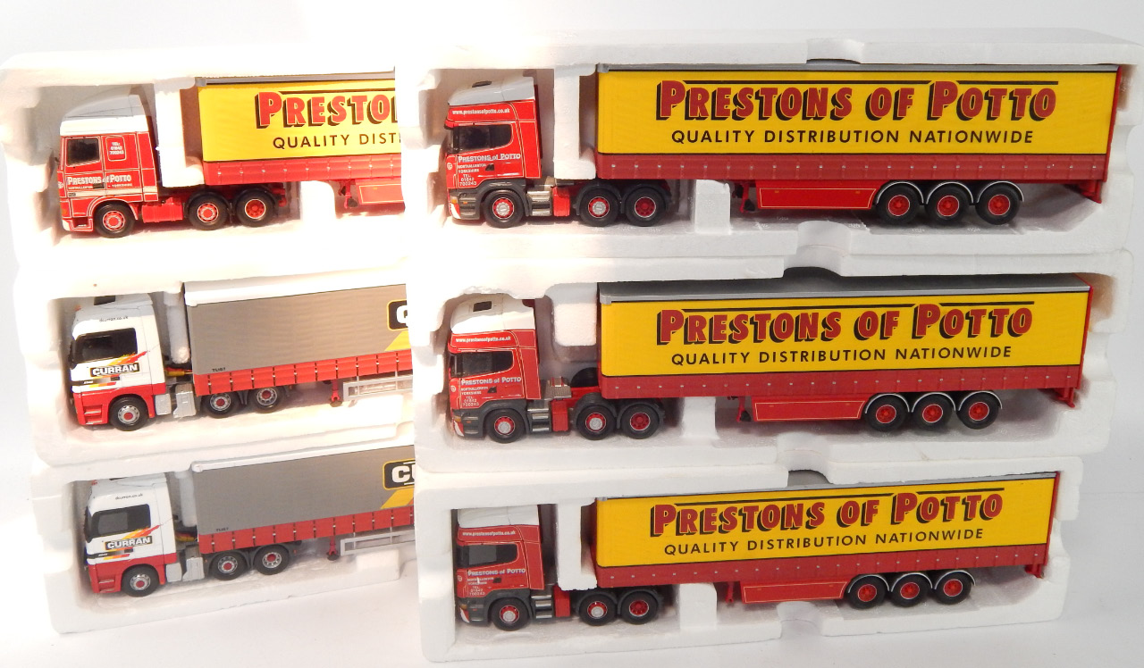 Appraisal: Corgi die cast lorries comprising four Prestons of Potton and