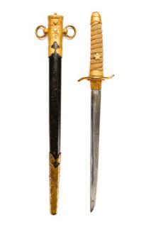 Appraisal: Japanese World War II Naval Officer's Dress Dagger Japanese circa