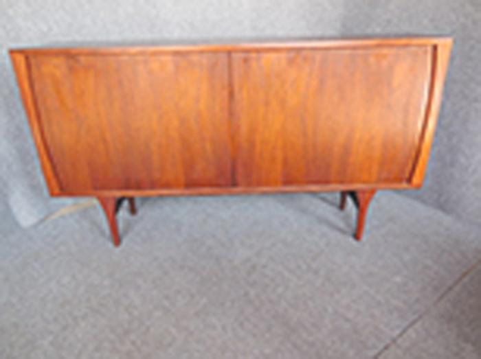 Appraisal: DANISH BRUNO HANSEN TAMBOUR FRONT TEAK SIDEBOARD x x cm