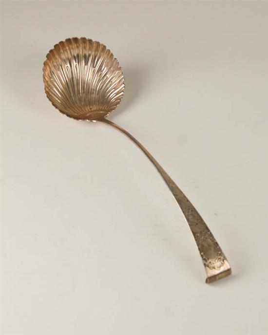 Appraisal: A - Cork Ireland Sterling Punch Soup Ladle with maker's