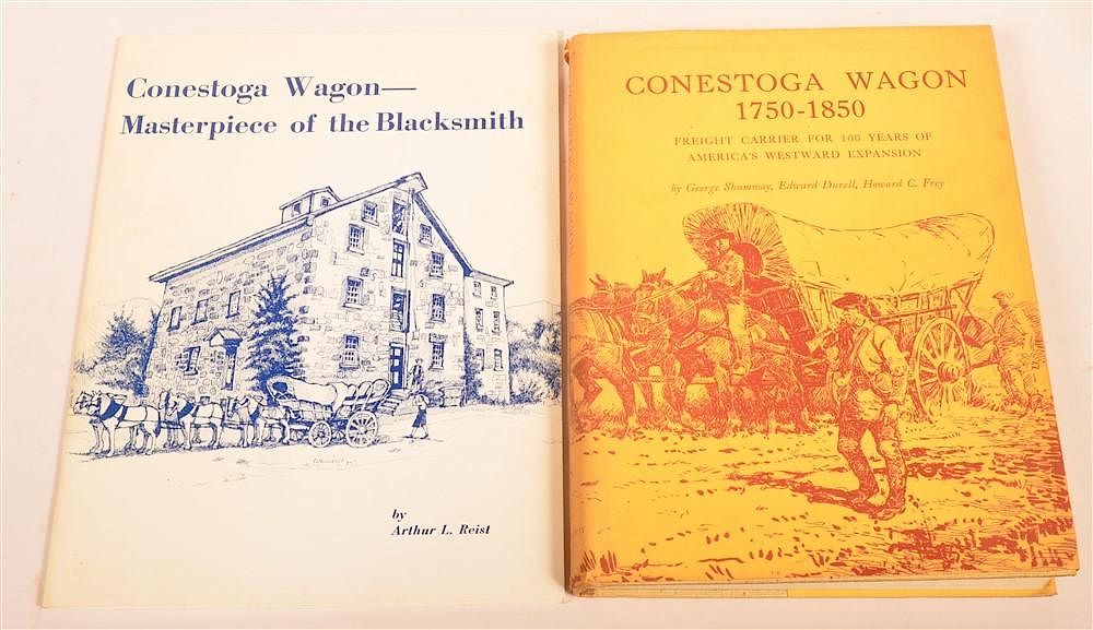 Appraisal: vols Books on the Conestoga Wagon Shumway et al The