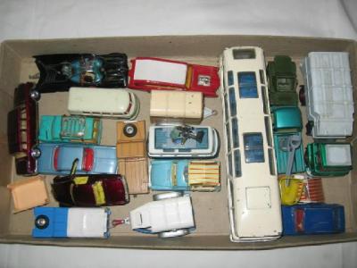 Appraisal: Thirteen Corgi and five Dinky vehicles P-F