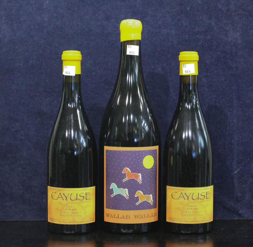 Appraisal: TEN BOTTLES OF VINTAGE CAYUSE SYRAH produced and bottled by