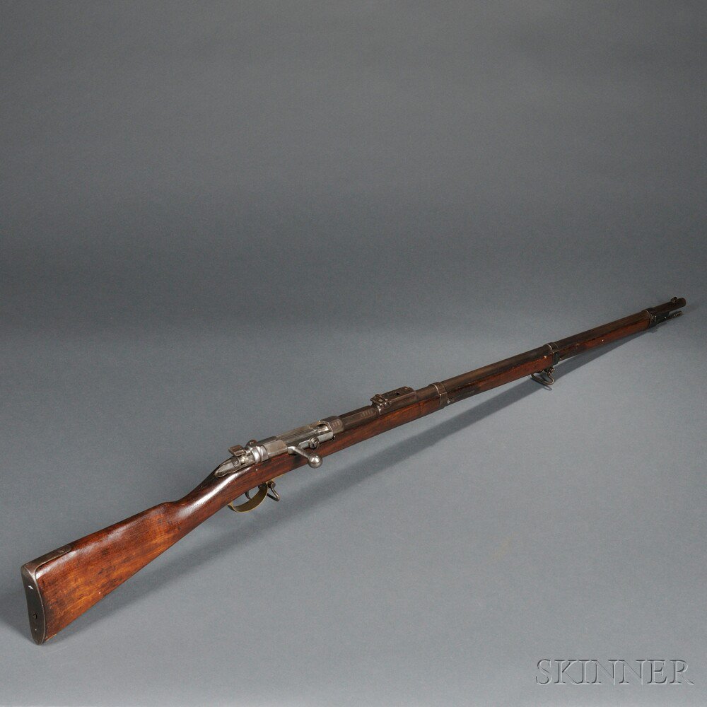 Appraisal: German Model Bolt Action Rifle c walnut stock with steel