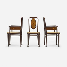 Appraisal: Marcel Kammerer CHAIRS MODEL SET OF THREE Gebr der ThonetAustria