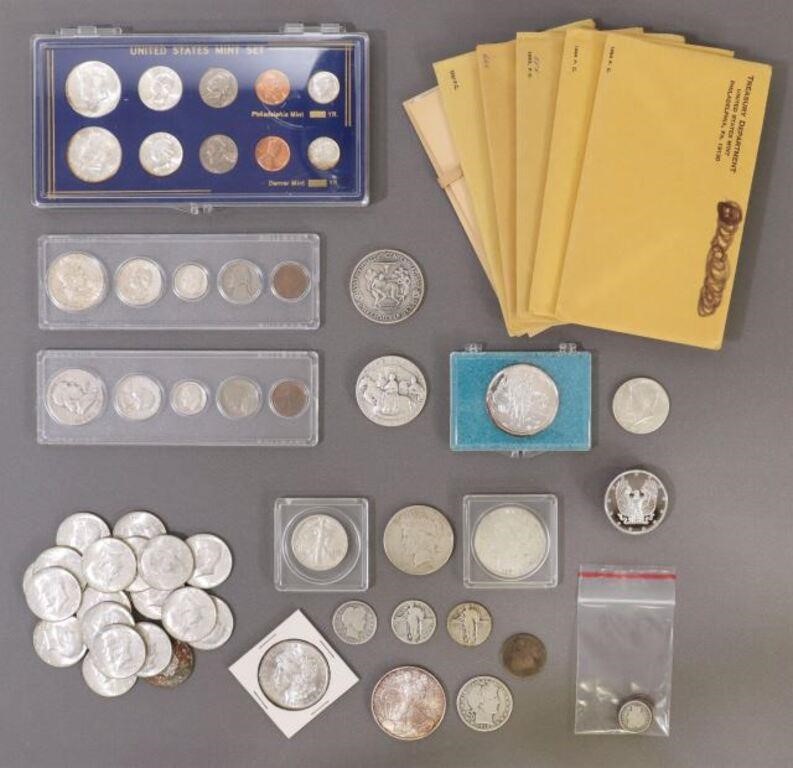 Appraisal: lot U S Coins Morgan Silver Dollars 'O' S Peace