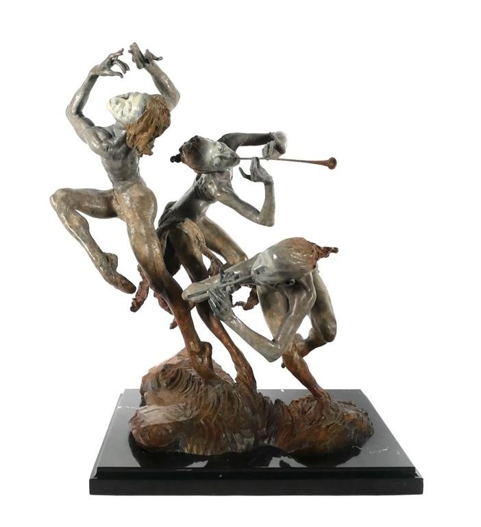 Appraisal: RICHARD MACDONALD JOIE DE VIVRE BRONZESculpture by Richard MacDonald titled