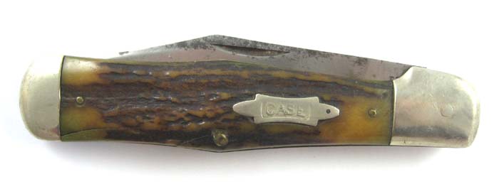 Appraisal: CASE TESTED XX STAG HANDLE COKE BOTTLE KNIFE blade measures