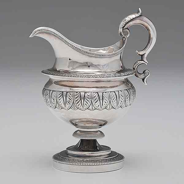 Appraisal: Philadelphia Coin Silver Creamer American Philadelphia ca - Coin silver