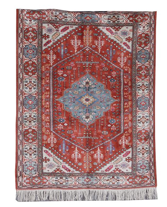 Appraisal: Turkish carpet ' x ' Provenance Estate of a Southern