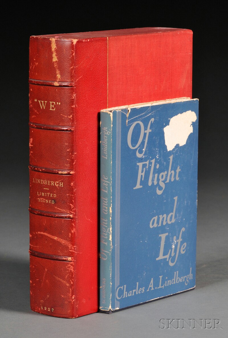 Appraisal: Lindbergh Charles A - Two titles We New York and