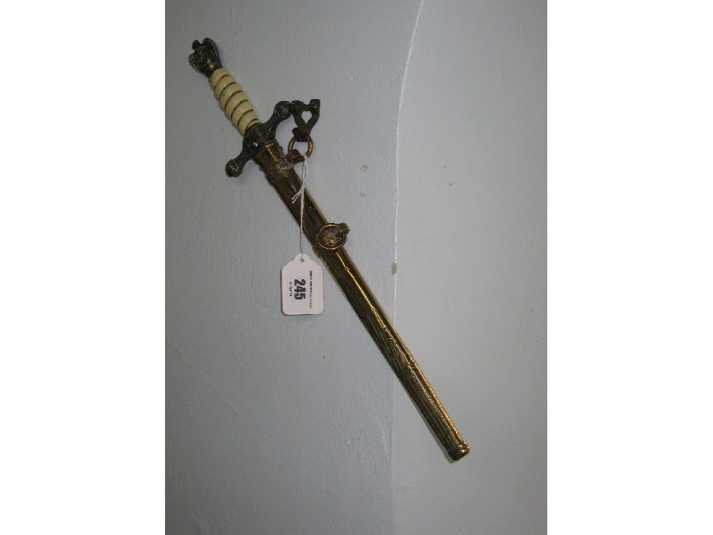 Appraisal: German naval dirk