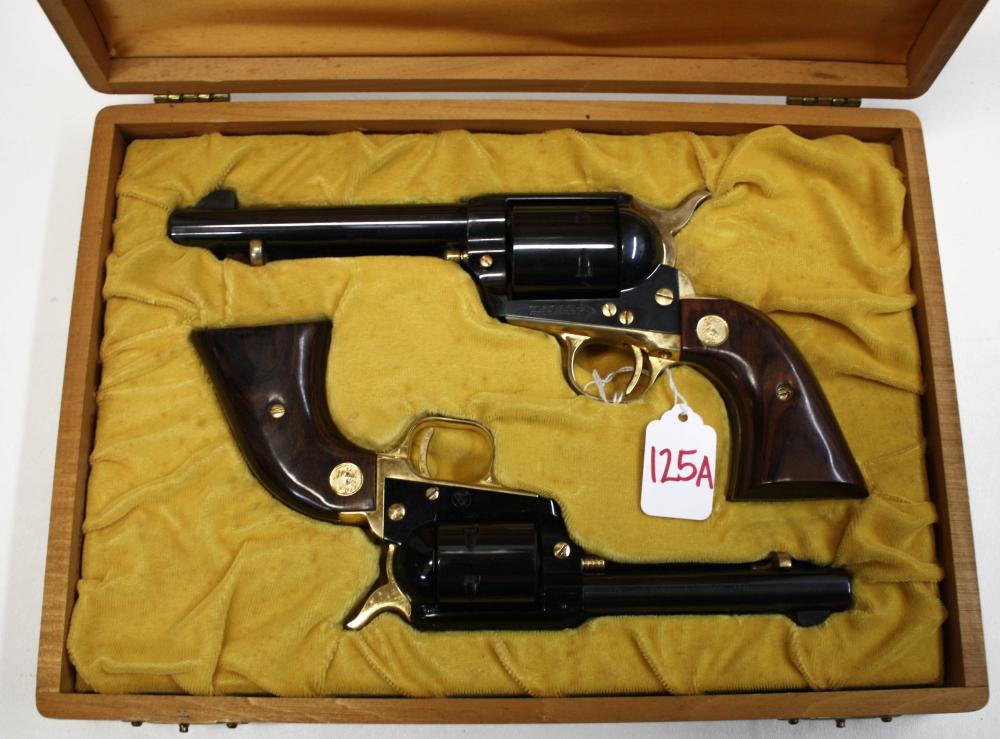 Appraisal: COLT ST LOUIS BICENTENNIAL COMMEMORATIVE REVOLVER SET including SAA colt