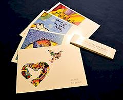 Appraisal: Set of Peace Cards Cards Peace Card designed featuring the