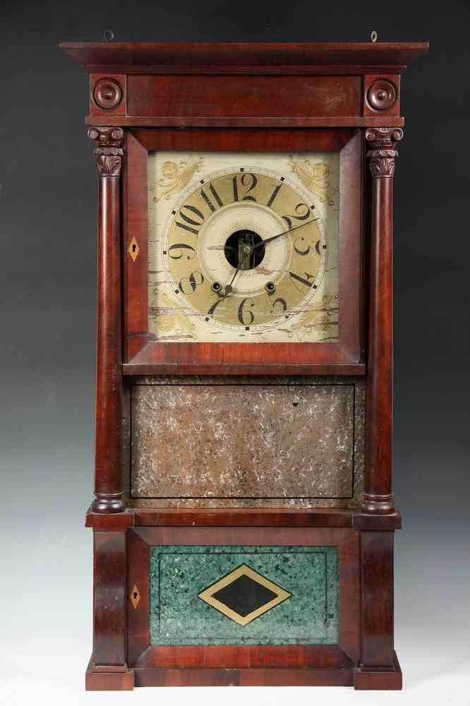 Appraisal: BRACKET CLOCK FROM WAYSIDE INN SUDBURY MASS - Three-Tier Mahogany