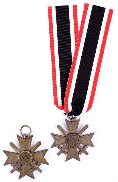 Appraisal: Two Nazi War Merit Crosses nd Class The War Merit