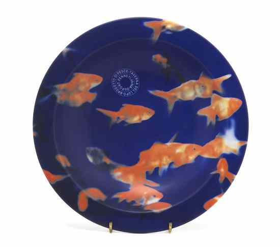 Appraisal: Maurizio Cattelan Italian b Brodetto di Pesce glazed ceramic bowl