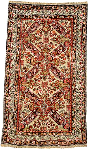 Appraisal: A Shirvan rug Caucasus late th century size approximately ft