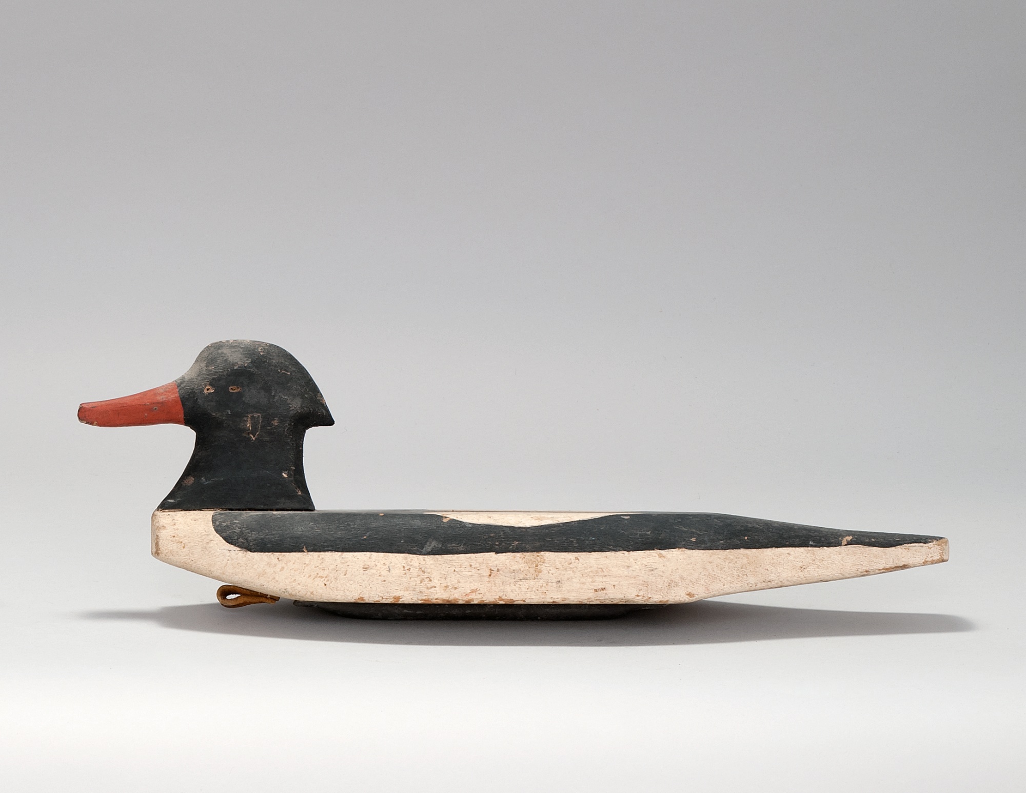 Appraisal: MERGANSER DRAKE DECOY From Long Island New York Maker unknown