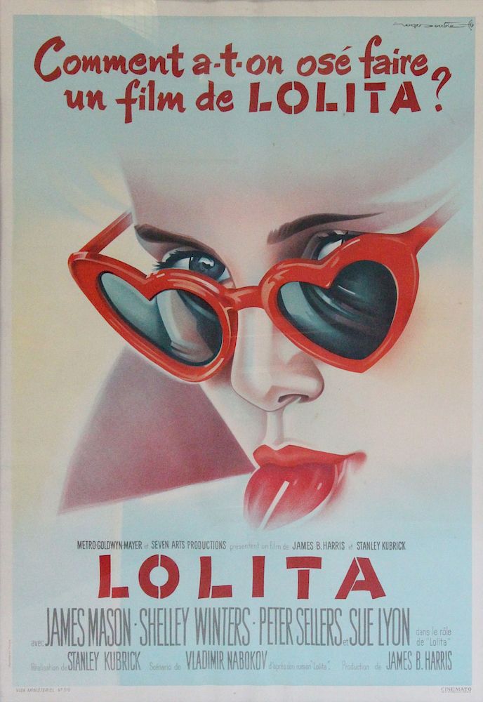 Appraisal: TH CENTURY VINTAGE LITHOGRAPHIC POSTER Lolita From a Yonkers NY