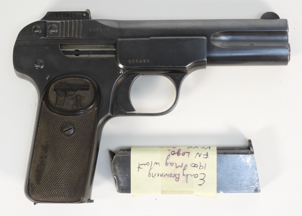 Appraisal: FN BROWNING MODEL PISTOL Belgium C early th century caliber