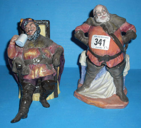 Appraisal: Royal Doulton Figures The Foaming Quart HN and Falstaff HN