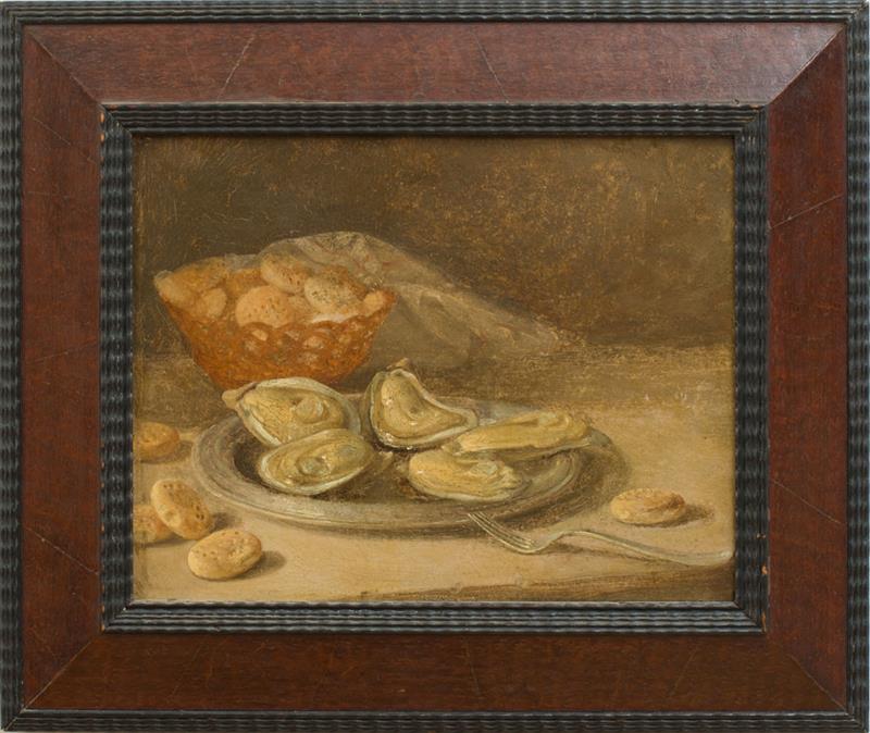 Appraisal: ATTRIBUTED TO JOHN F FRANCIS - OYSTERS WITH TRENTON BISCUITS