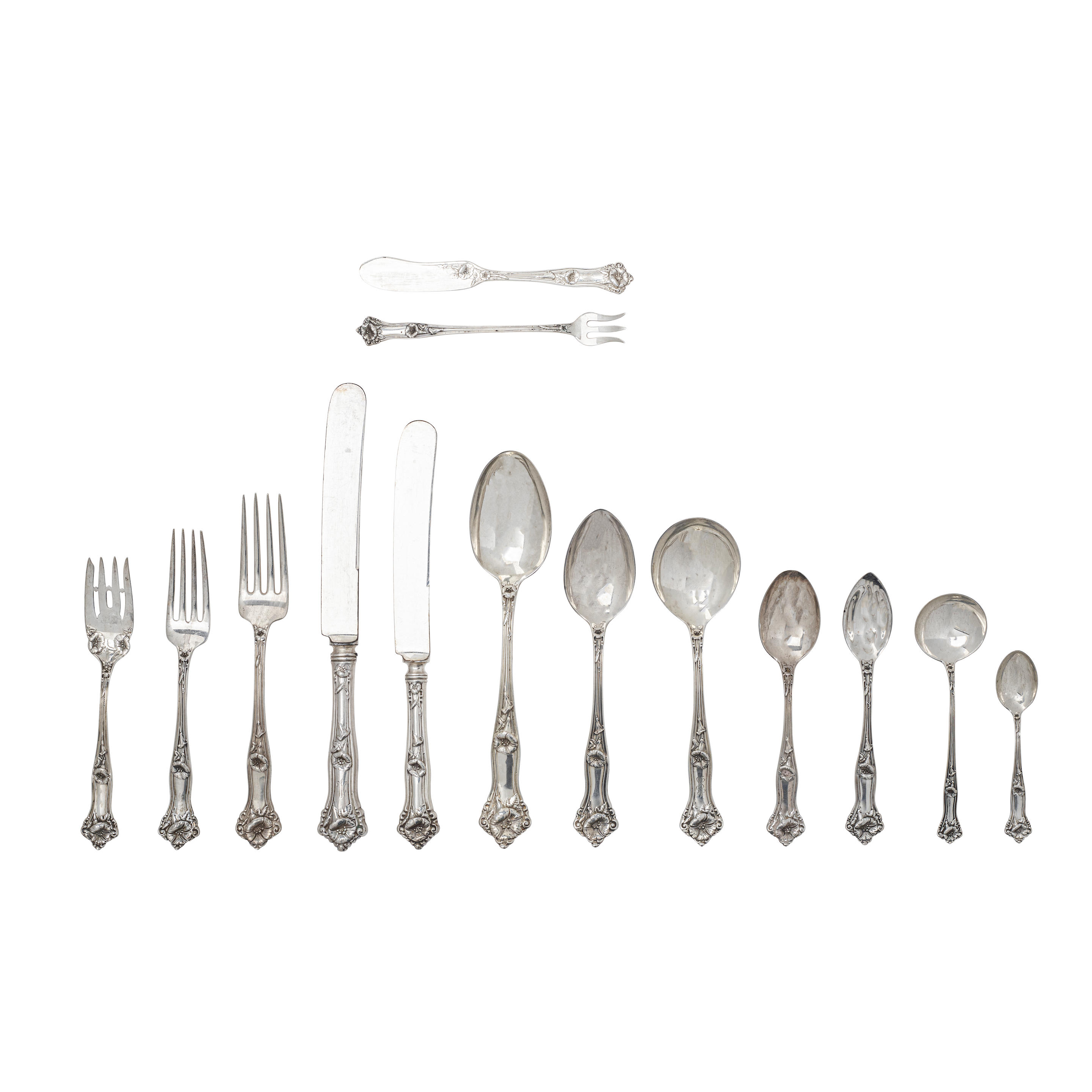 Appraisal: AN AMERICAN STERLING SILVER FLATWARE SERVICE BY ALVIN MANUFACTURING CO