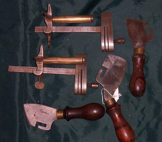 Appraisal: Two plough gauges Brindley and three others