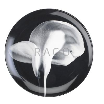 Appraisal: ROBERT MAPPLETHORPE SWID POWELL Three transfer-printed porcelain service plates Cala