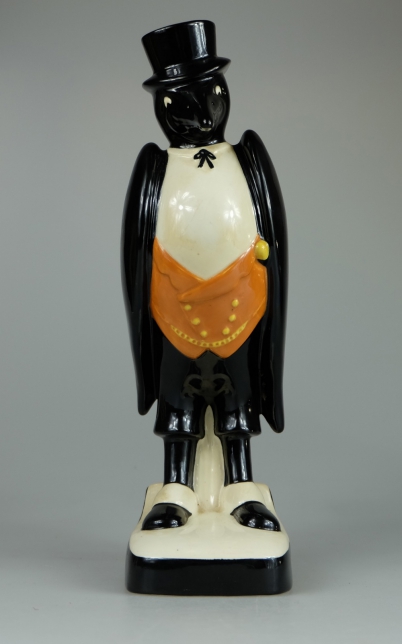 Appraisal: Royal Doulton large decanter in the form of a crow