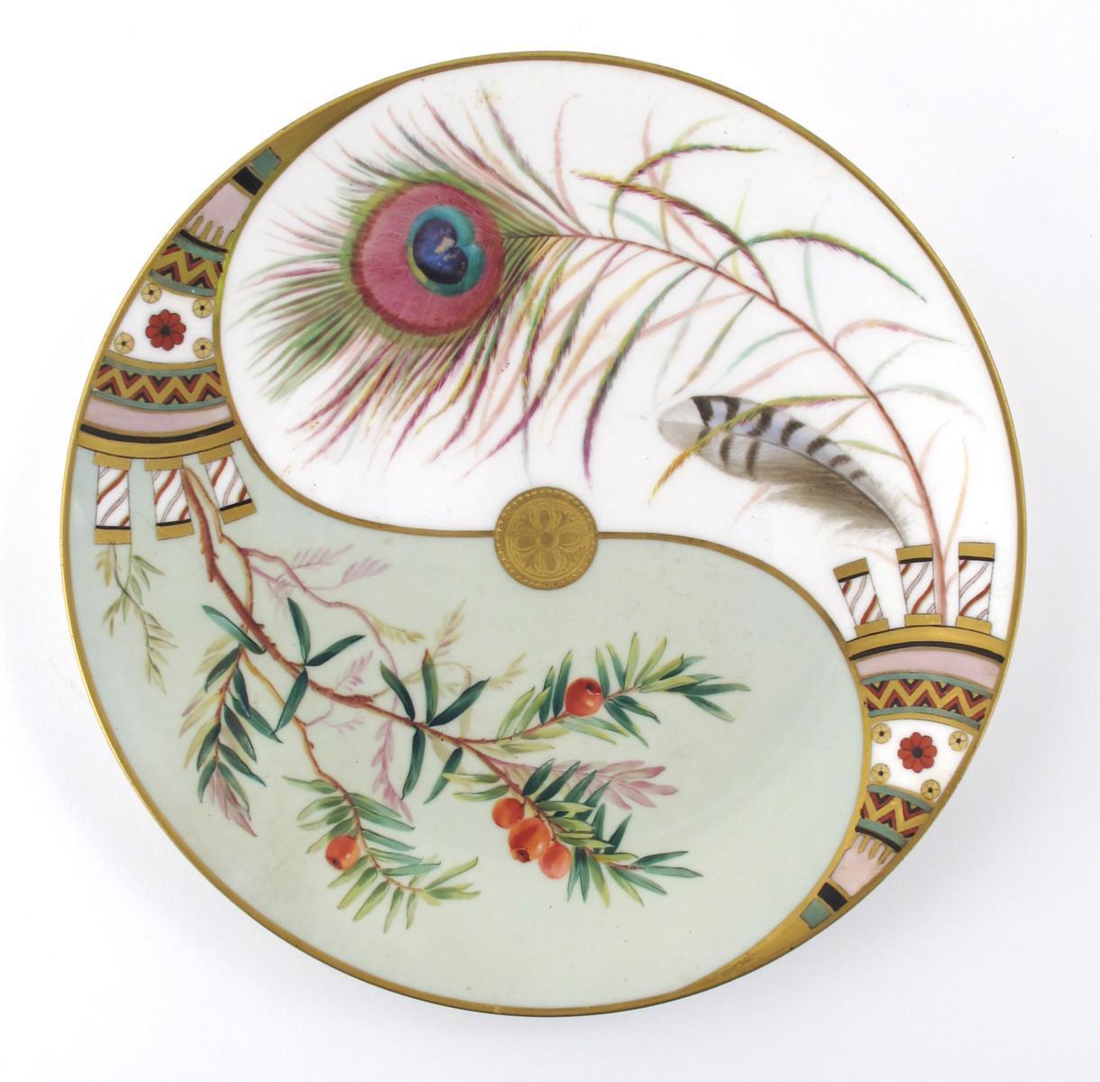 Appraisal: A Minton Pottery Aesthetic Movement plate