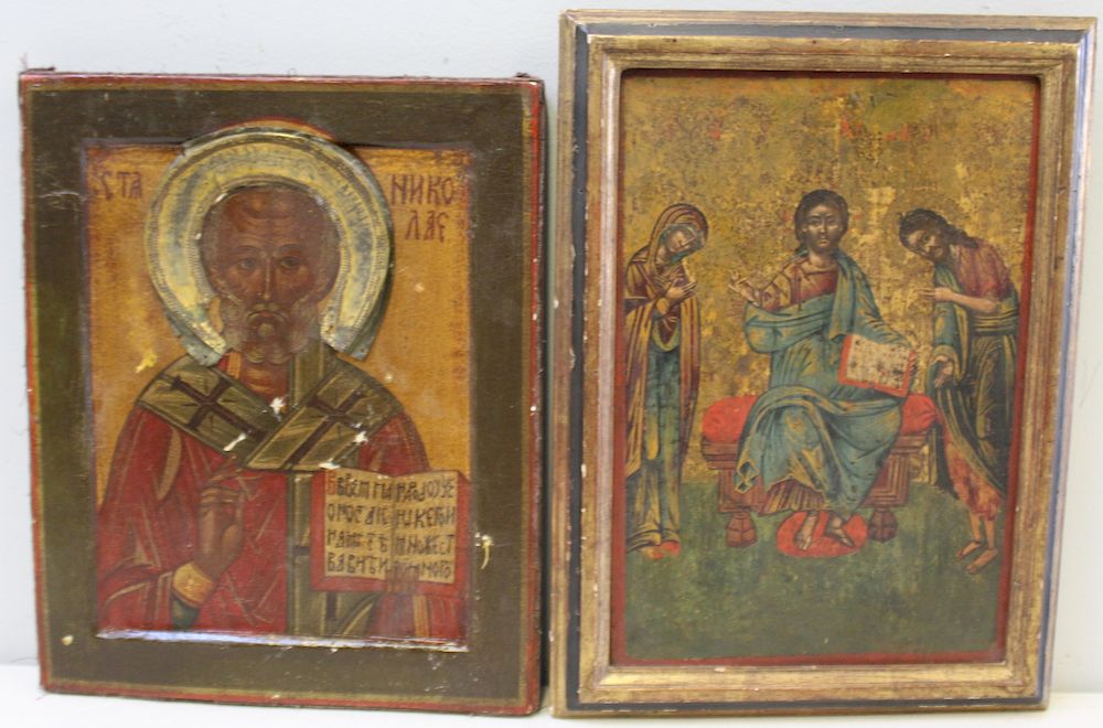 Appraisal: Antique Religious Icons From an Upper East Side NYC estate