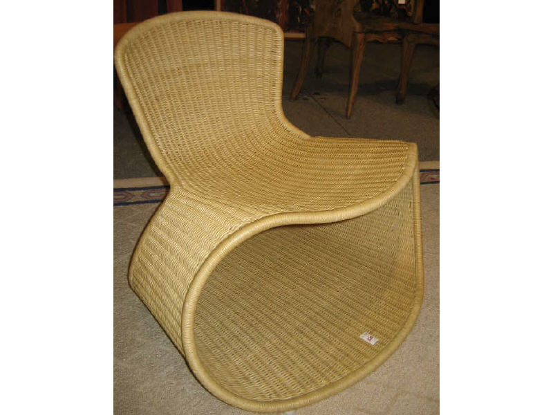 Appraisal: RODERICK BOS SARI woven side chair manufactured by Driade h