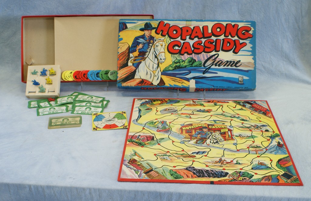 Appraisal: Vintage Hopalong Cassidy board game by Milton Bradley in original