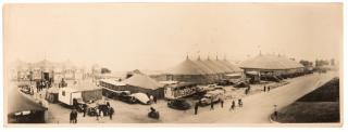 Appraisal: Seils-Sterling Circus and Sideshow Panoramic Photo Circa Panoramic photograph of