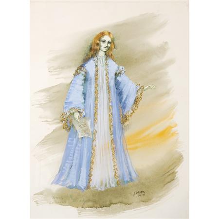 Appraisal: Jose Varona Argentinian b Costume Design for Beverly Sills as