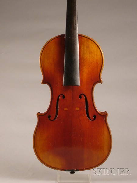 Appraisal: German Violin c labeled MADE IN GERMANY US ZONE length