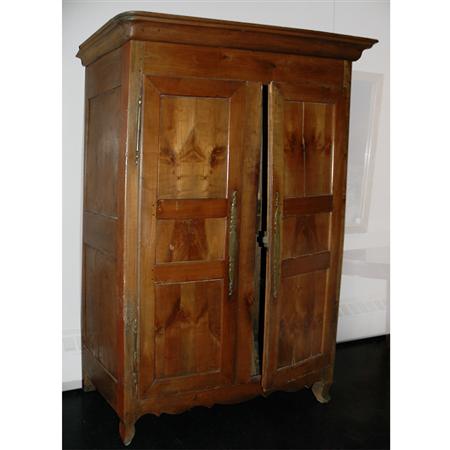 Appraisal: Provincial Louis XVI Style Fruitwood Armoire Estimate -