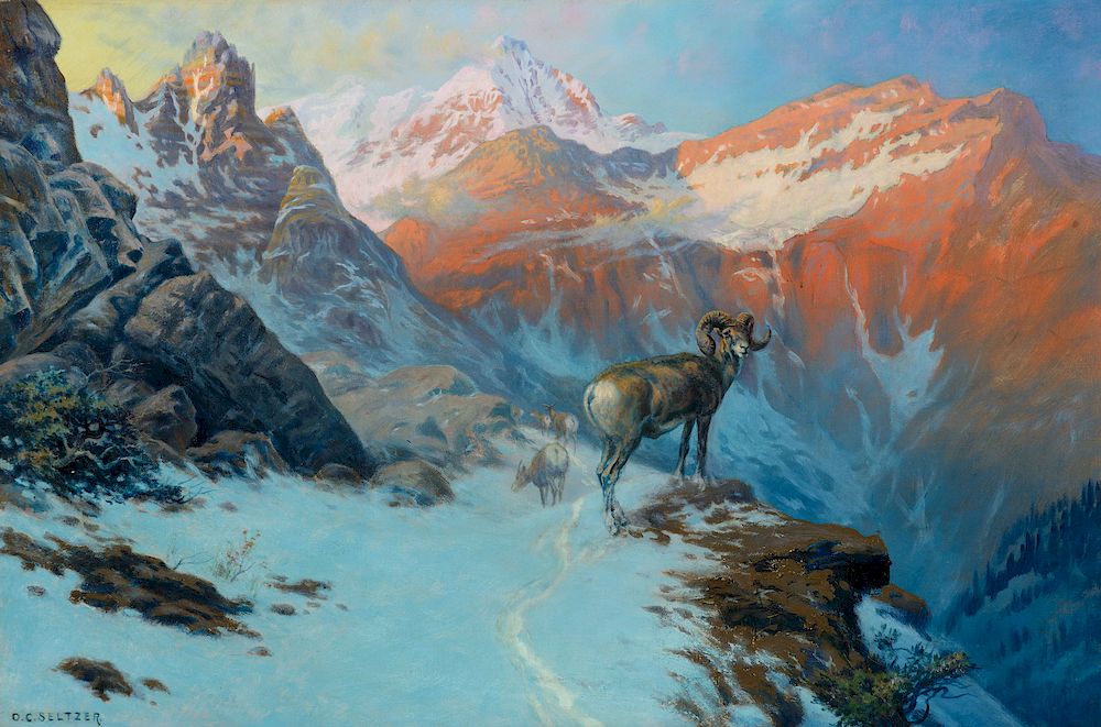 Appraisal: Olaf C Seltzer - King of the Mountain Exclusive on