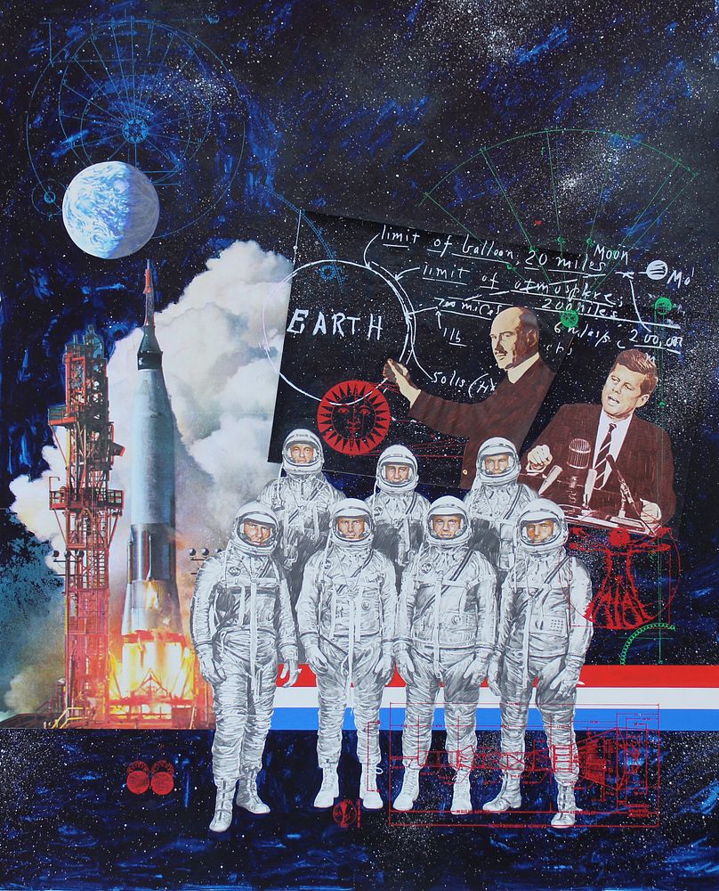 Appraisal: Chris Calle B Early Space Exploration Chris Calle B Early