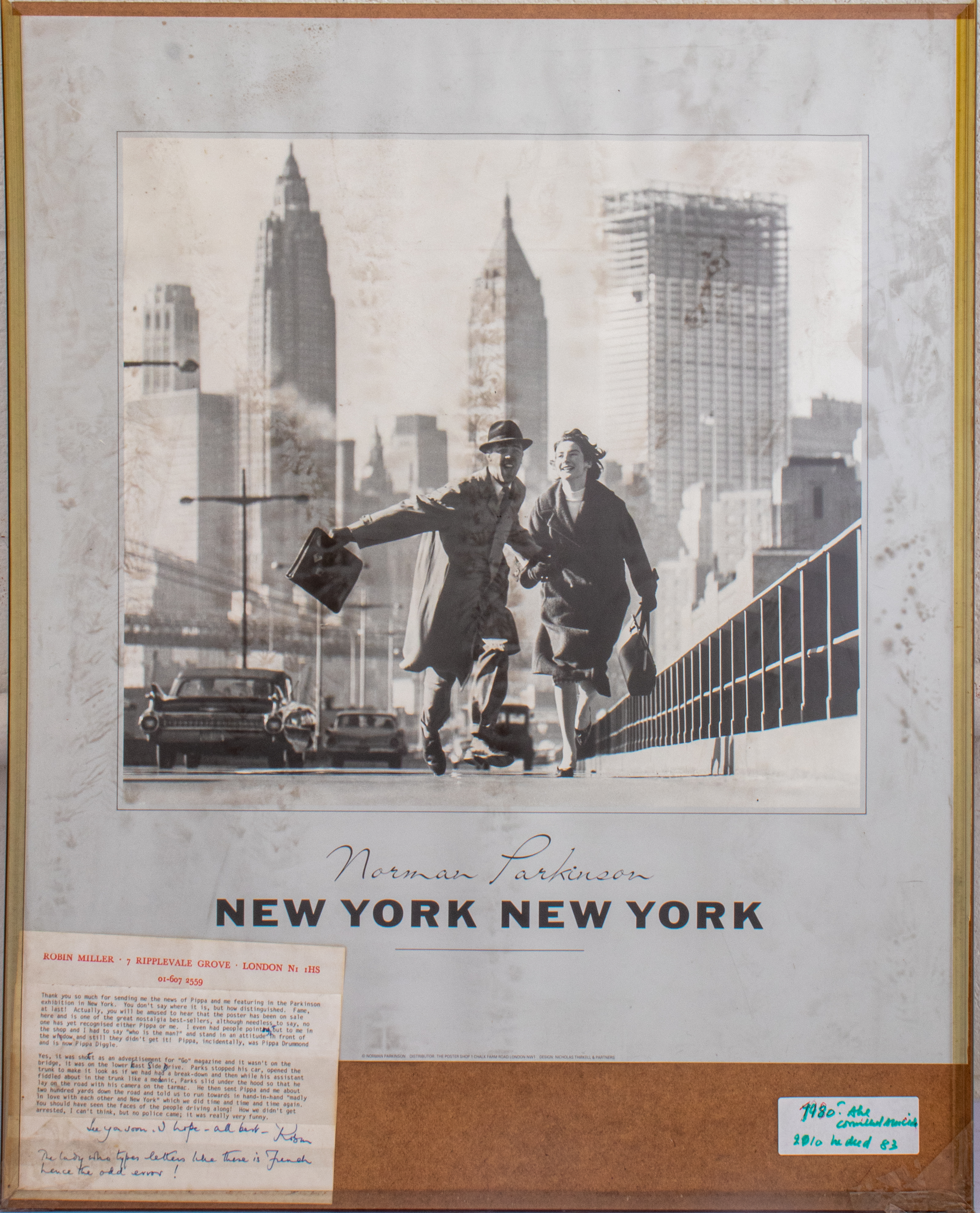 Appraisal: NORMAN PARKINSON NEW YORK NEW YORK POSTER Norman Parkinson British