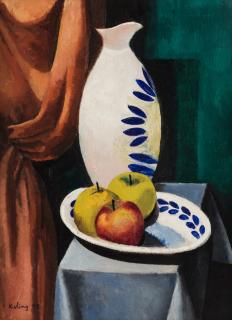 Appraisal: MOISE KISLING POLISH-FRENCH - Nature morte au pichet blanc oil