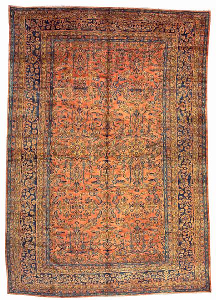 Appraisal: A Sarouk carpet Central Persia circa size approximately ft in