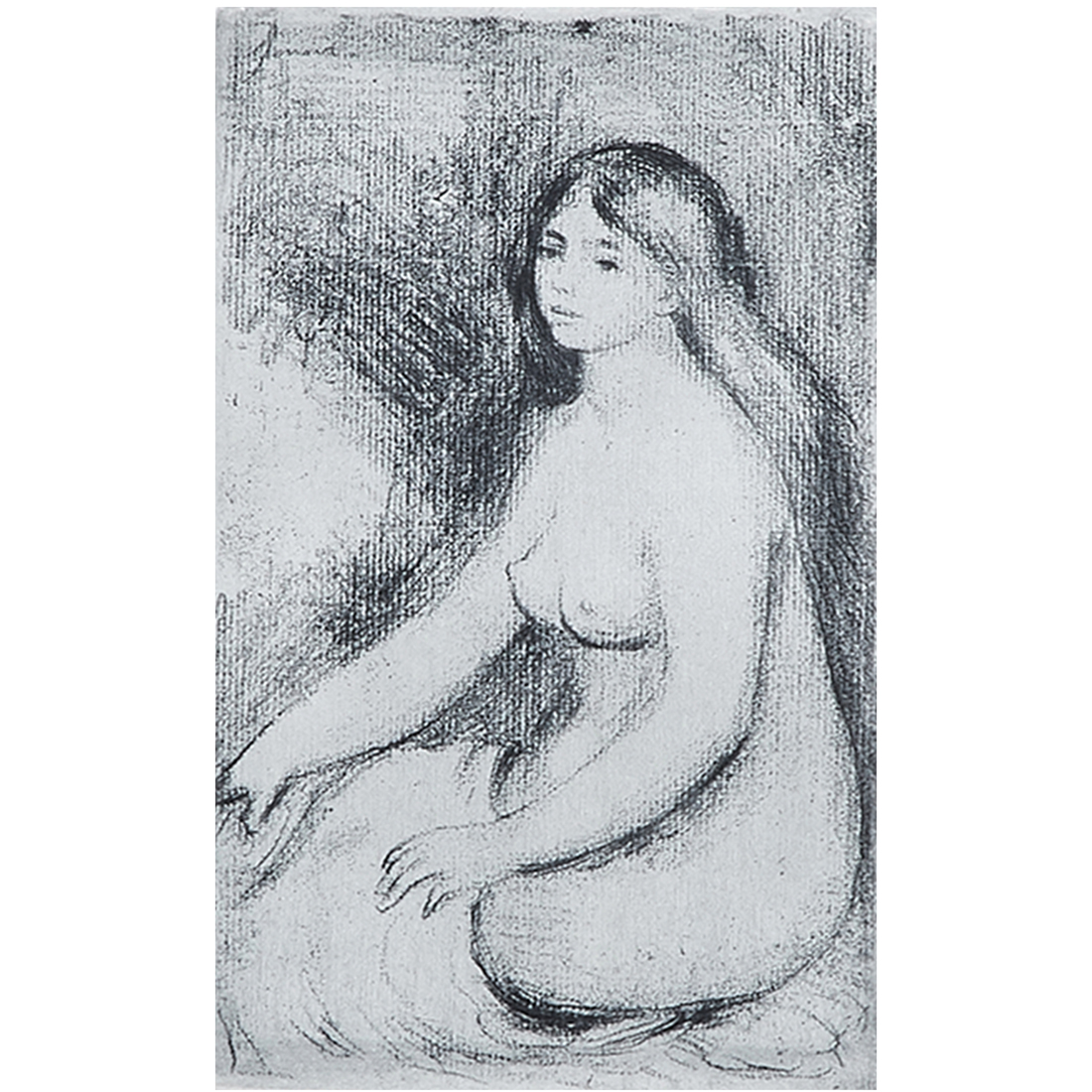 Appraisal: PRINT PIERRE-AUGUSTE RENOIR Pierre-Auguste Renoir French - Baigneuse Assise circa