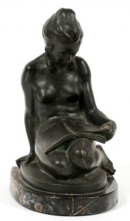 Appraisal: JOSEF LORENZL BRONZE SCULPTURE JOSEF LORENZL AUSTRIAN - BRONZE SCULPTURE