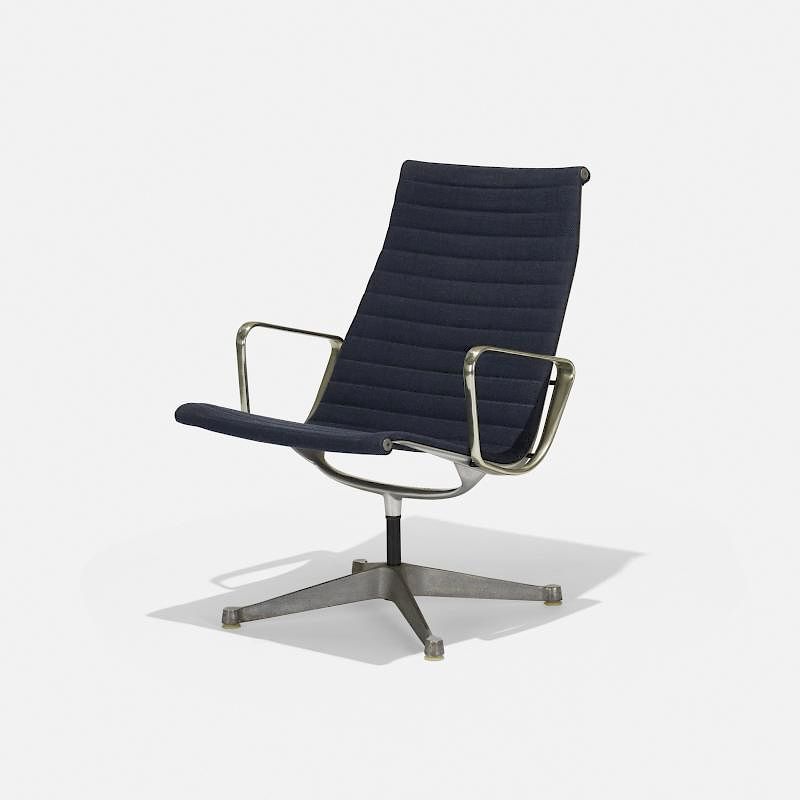 Appraisal: Charles and Ray Eames Aluminum Group lounge chair Charles and